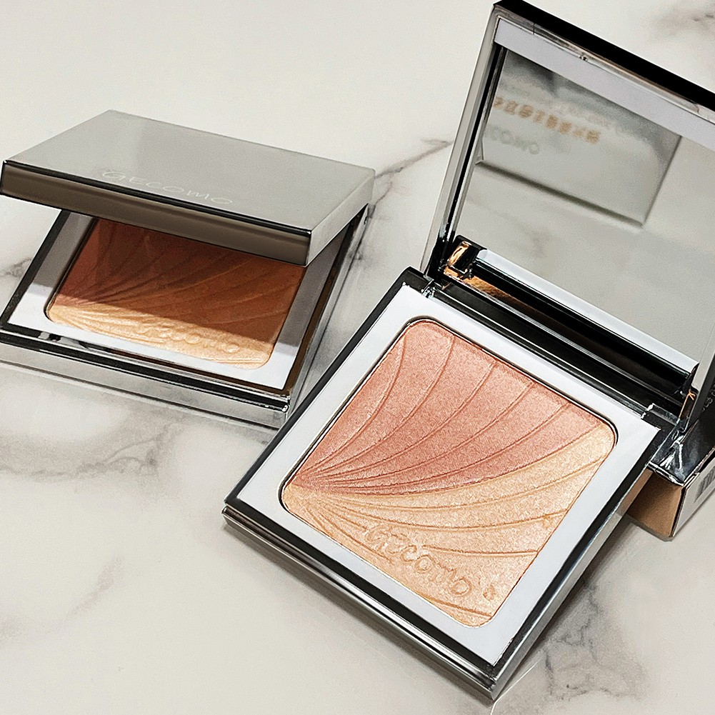 Bảng Phấn Mắt GECOMO 2 Màu Ánh Ngọc Trai Lấp Lánh Lâu Trôi