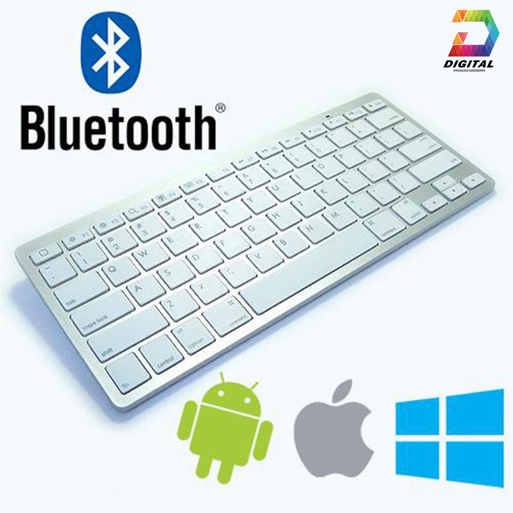 Bàn Phím Bluetooth Cho iPhone, iPad, Máy Tính Cao Cấp