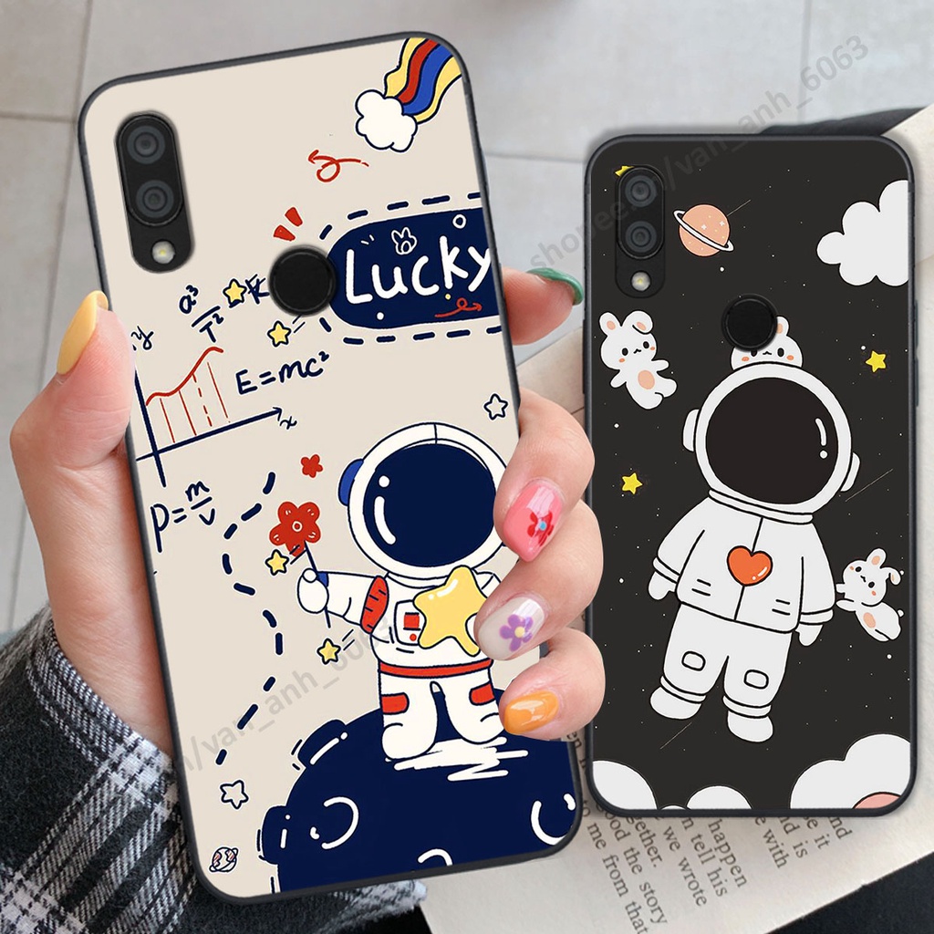 Ốp Xiaomi Redmi 7 hình bầu trời, phi hành gia đẹp, ốp lưng điện thoại xiaomi viền dẻo cao cấp