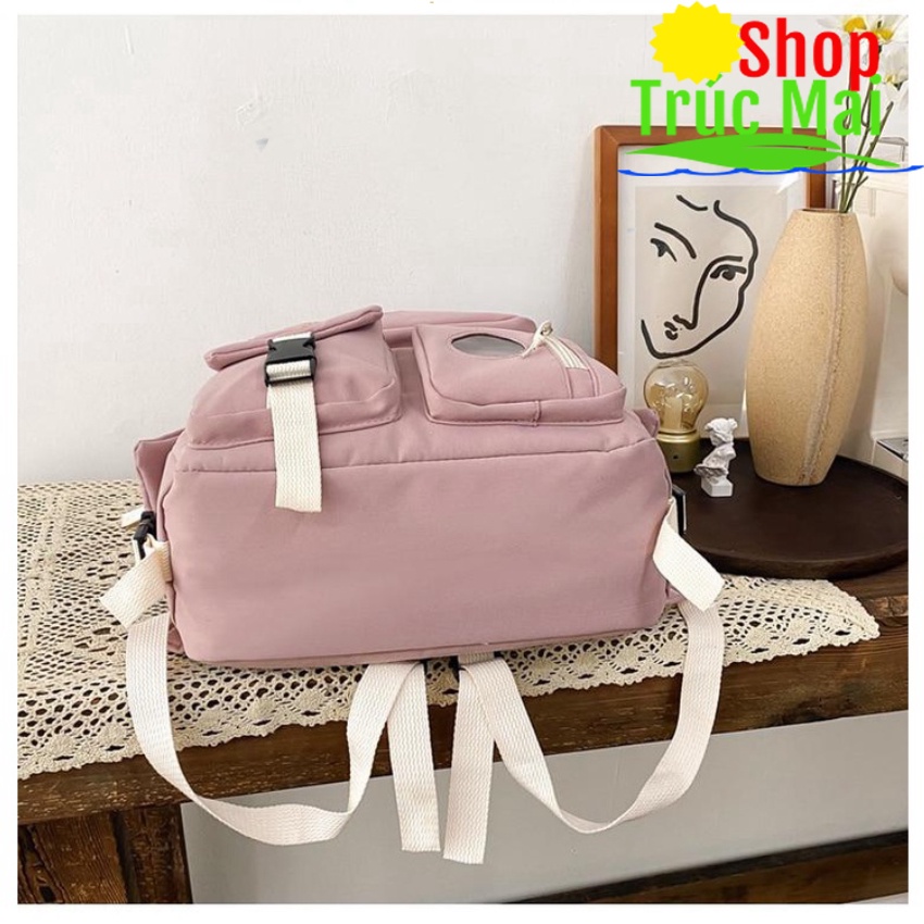 Balo đi học thời trang nữ chống thấm nước phong cách Peppy năng động đựng vừa laptop