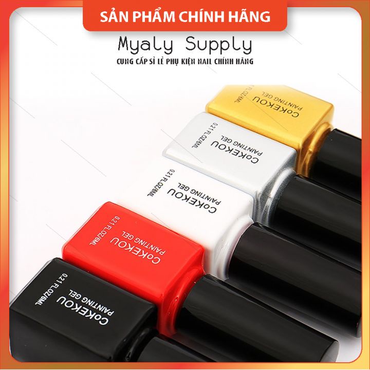 Gel Vẽ Cọ Nét COKEKOU Siêu Mảnh 6ml