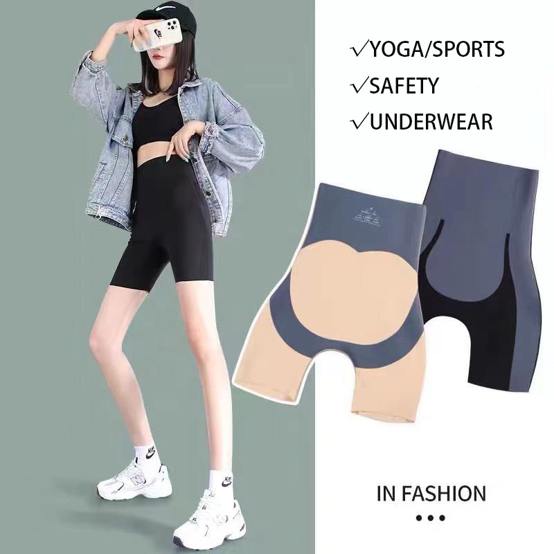 192021 Quần Legging Ngắn Lưng Cao Tập Yoga Tiện Dụng Cho Nữ