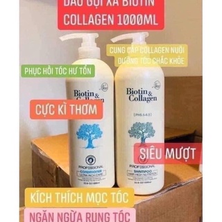 Dầu gội xả BIOTIN & COLLAGEN NEW 1000ml