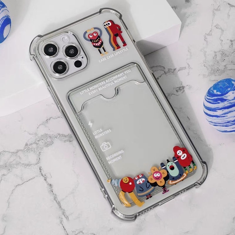 Ốp điện thoại in quái vật cho IPhone 7 8 Plus X Xs Xr 11 11Pro 11promax 12 12Pro 12ProMax 13pro 13promax