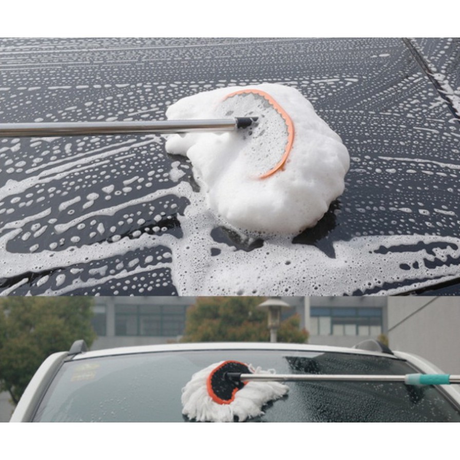 ⚡️FLASH SALE⚡️ Chổi lau ô tô - Rửa xe ô tô lụa mềm cao cấp đa chức năng - điểu chỉnh được độ dài siêu thấm hút độ bền ca