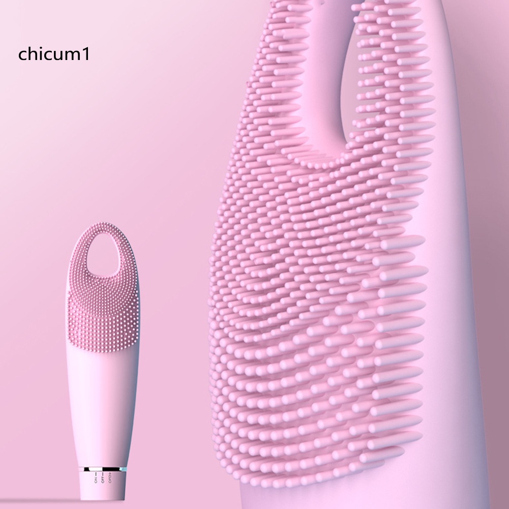 [Hàng mới về] Máy rửa mặt mát xa làm sạch sâu bằng silicon chống nước