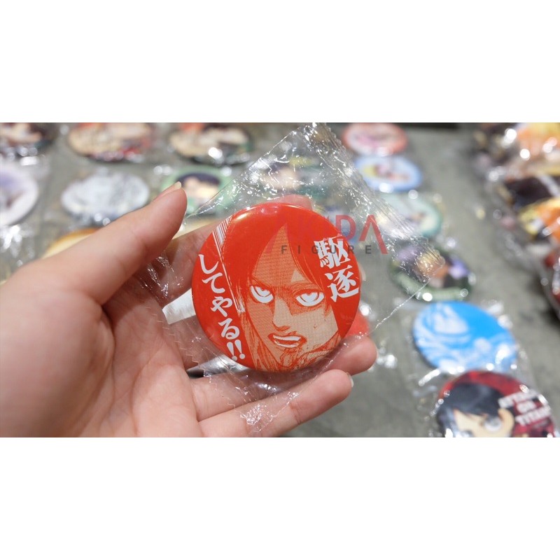 Huy hiệu cài áo Attack on titan/ đường kính 4cm