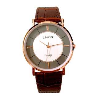 Đồng hồ nam dây da lewis 1213 đẳng cấp thời trang