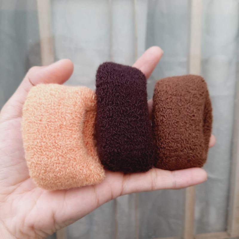 Len cột tóc mềm tone nâu
