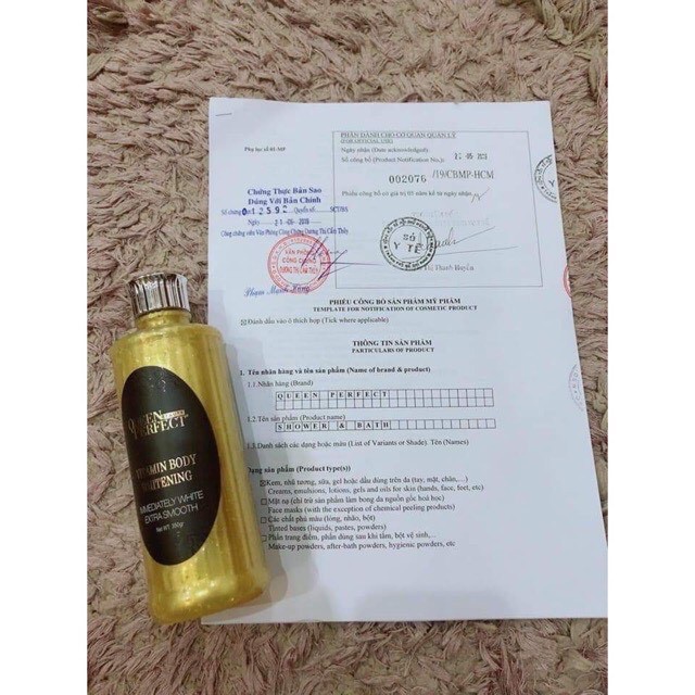 Sữa tắm trắng da GOLD 24K Queen Perfect | BigBuy360 - bigbuy360.vn