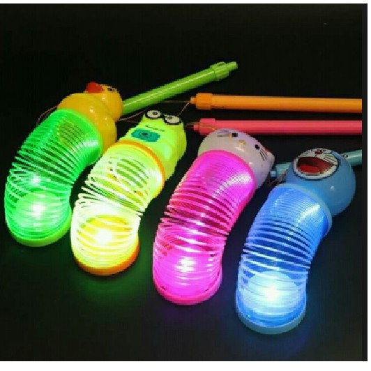 Đèn Lồng Lò Xo Phát Sáng 7 Mầu -món quà trung thu cho bé