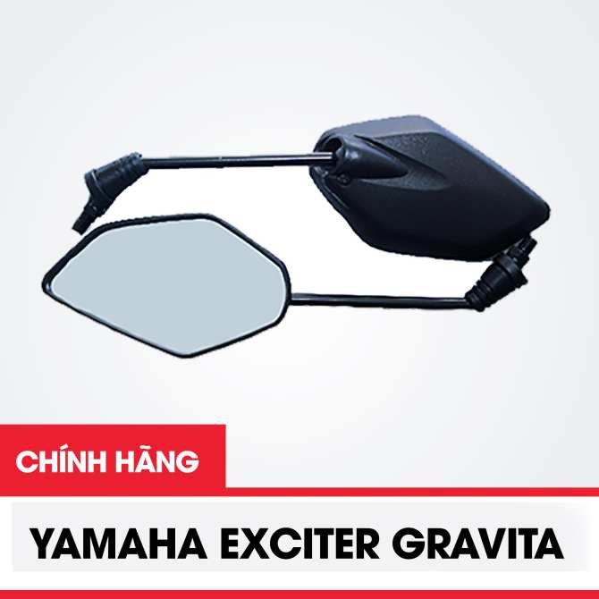 1 Đôi GƯƠNG CHIẾU HẬU XE MÁY YAMAHA EXCITER GRAVITA