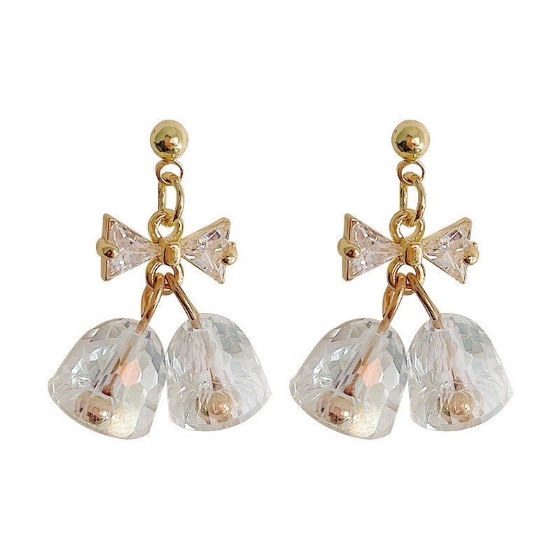 Khuyên Tai Hình Chuông Đá Sang Trọng - PK0024