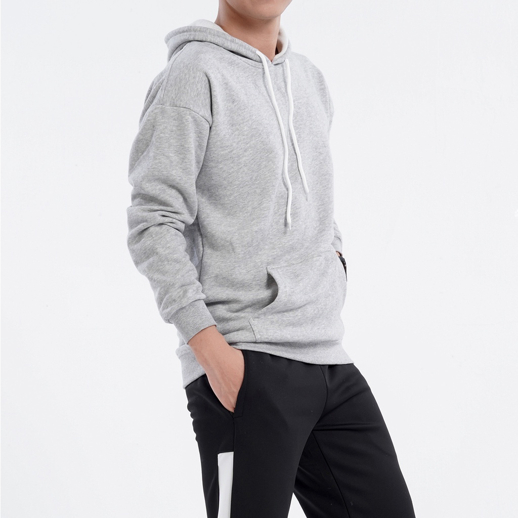 Áo Hoodie ROUGH Chất Nỉ Bông Ấm Áp Form Basic Phong Cách Hàn Quốc 5 Màu Trẻ Trung