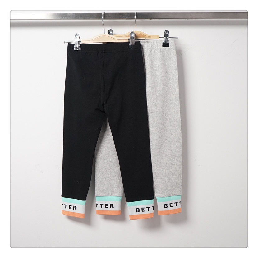 (7-16 tuổi) Quần legging bé gái dáng thể thao hãng BALABALA 203121123001