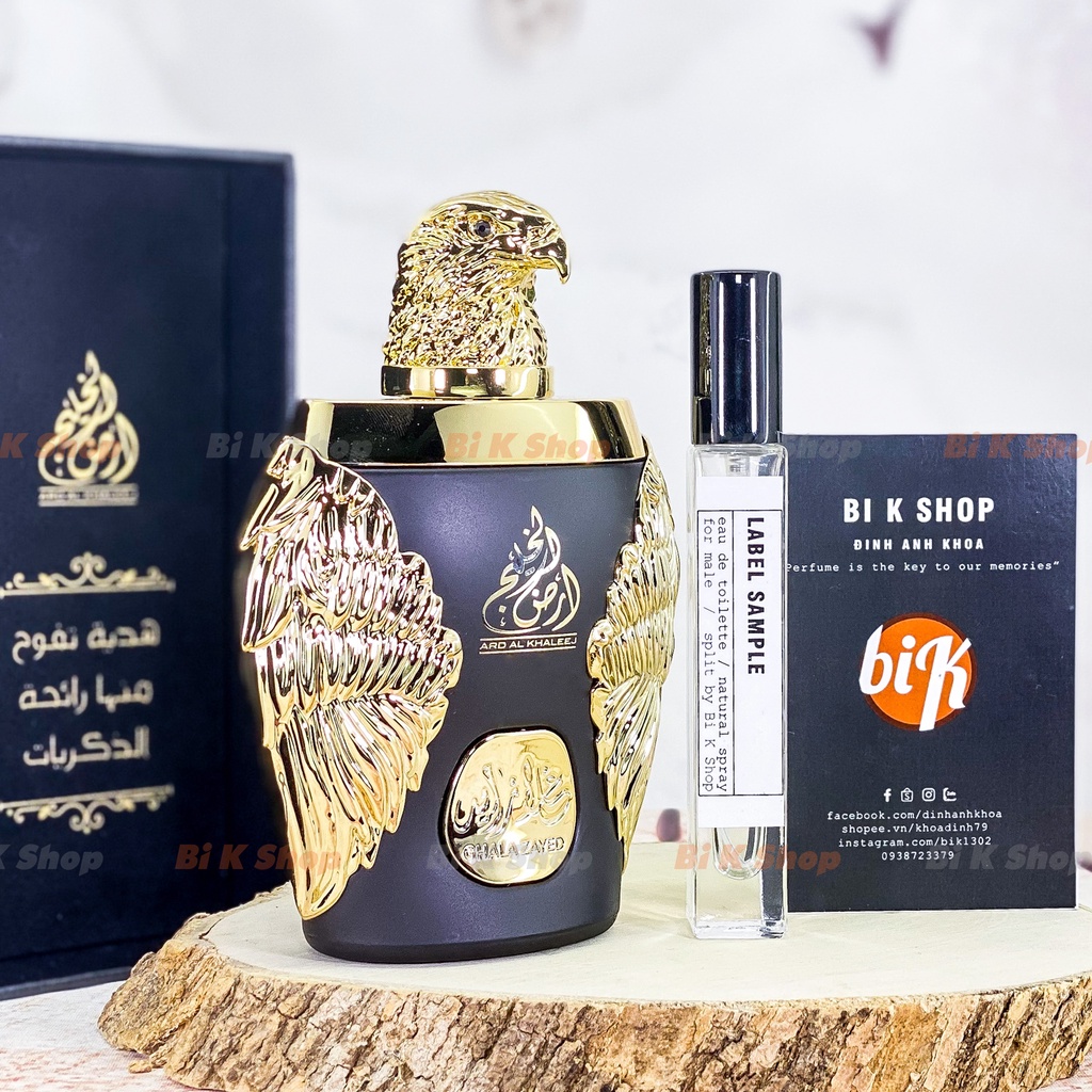 Bi K Shop - Nước hoa nam Gold Luxury Ghala Zayed [Mẫu thử]
