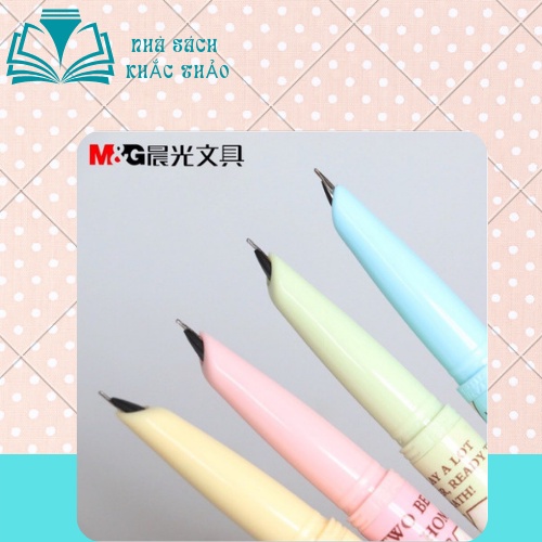 Bút máy kim tinh ngòi trơn MG 60105 và 60106 ,60107 luyện viết chữ đẹp