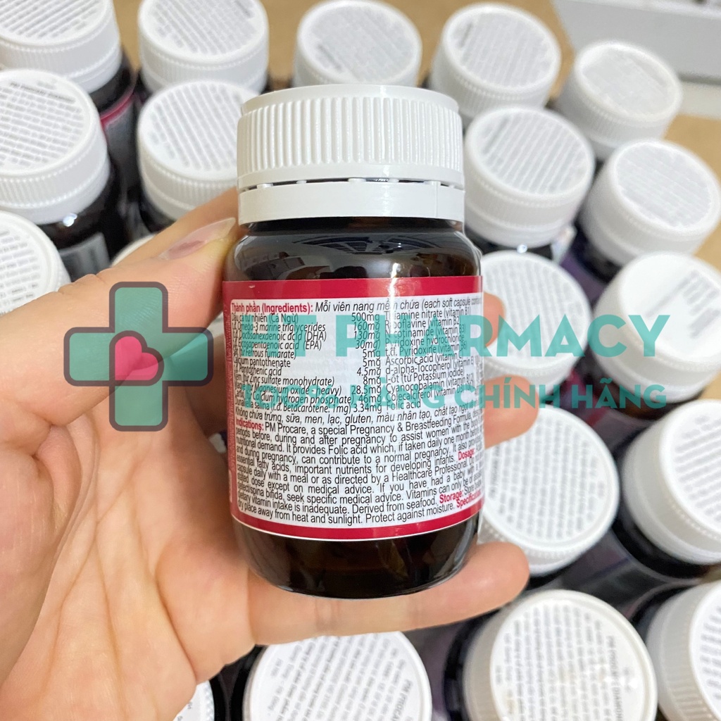 PM Procare Vitamin tổng hợp cho bà bầu - Lọ 30 viên