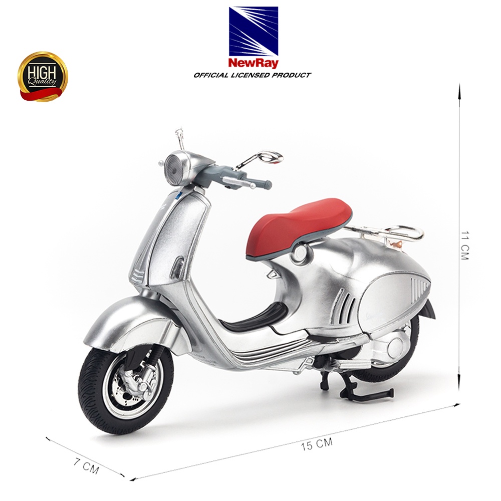 Mô hình xe máy Vespa 946, Primavera, GTS300 1:12