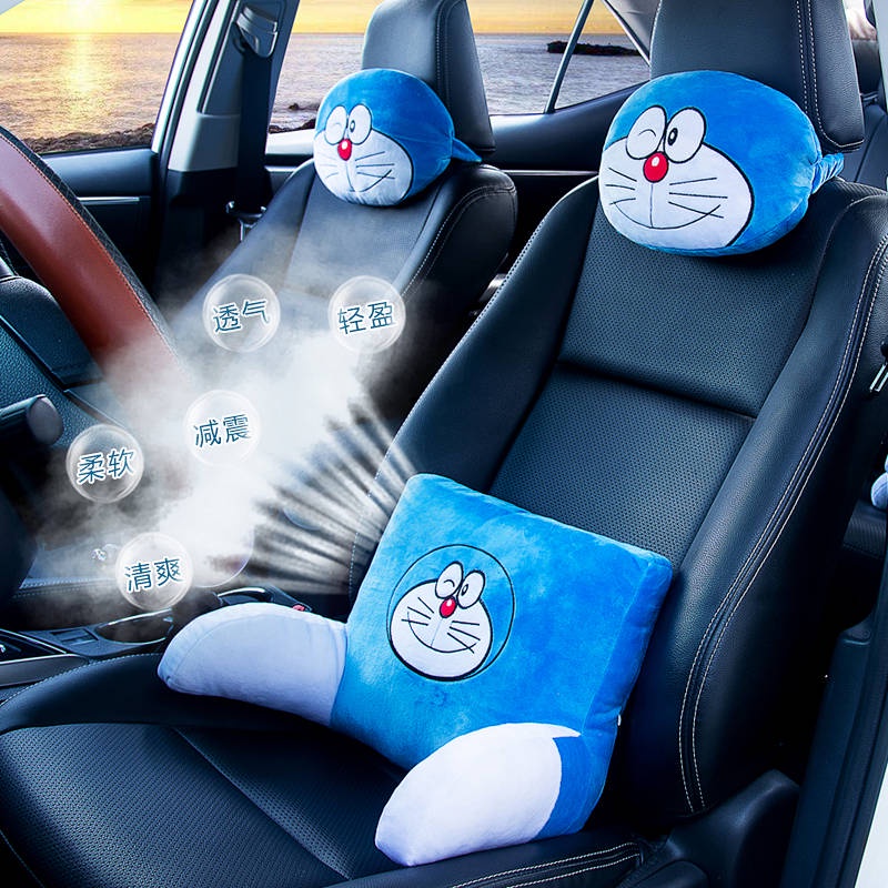 Gối kê cổ hình chữ U họa tiết hoạt hình Doraemon dễ thương