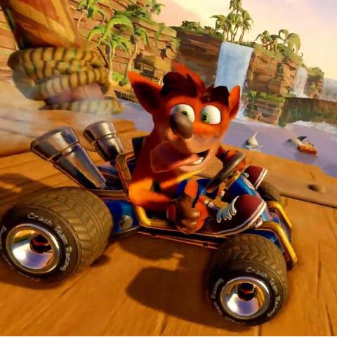 Đĩa game ps4 crash team racing