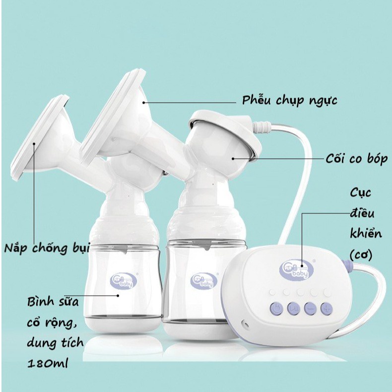 Máy hút sữa điện đôi plus Hàn Quốc Gb Baby Chính Hãng