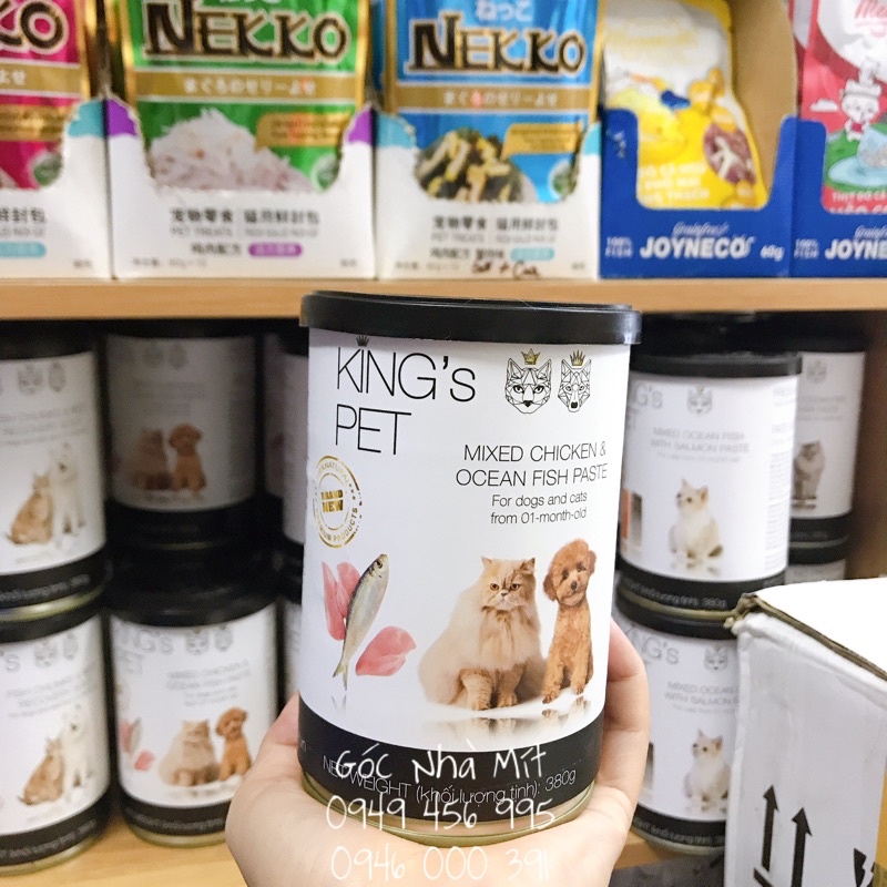 Pate KING’S PET thức ăn ướt dành cho chó - mèo