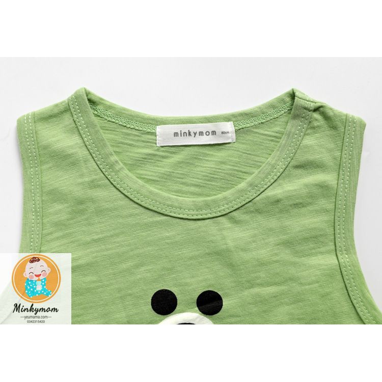 Áo Ba Lỗ Gấu Minkymom Cho Bé FREE SHIP - Áo Thun Ba Lỗ MinKymom Chính Hãng Cho Bé Trai/Bé Gái