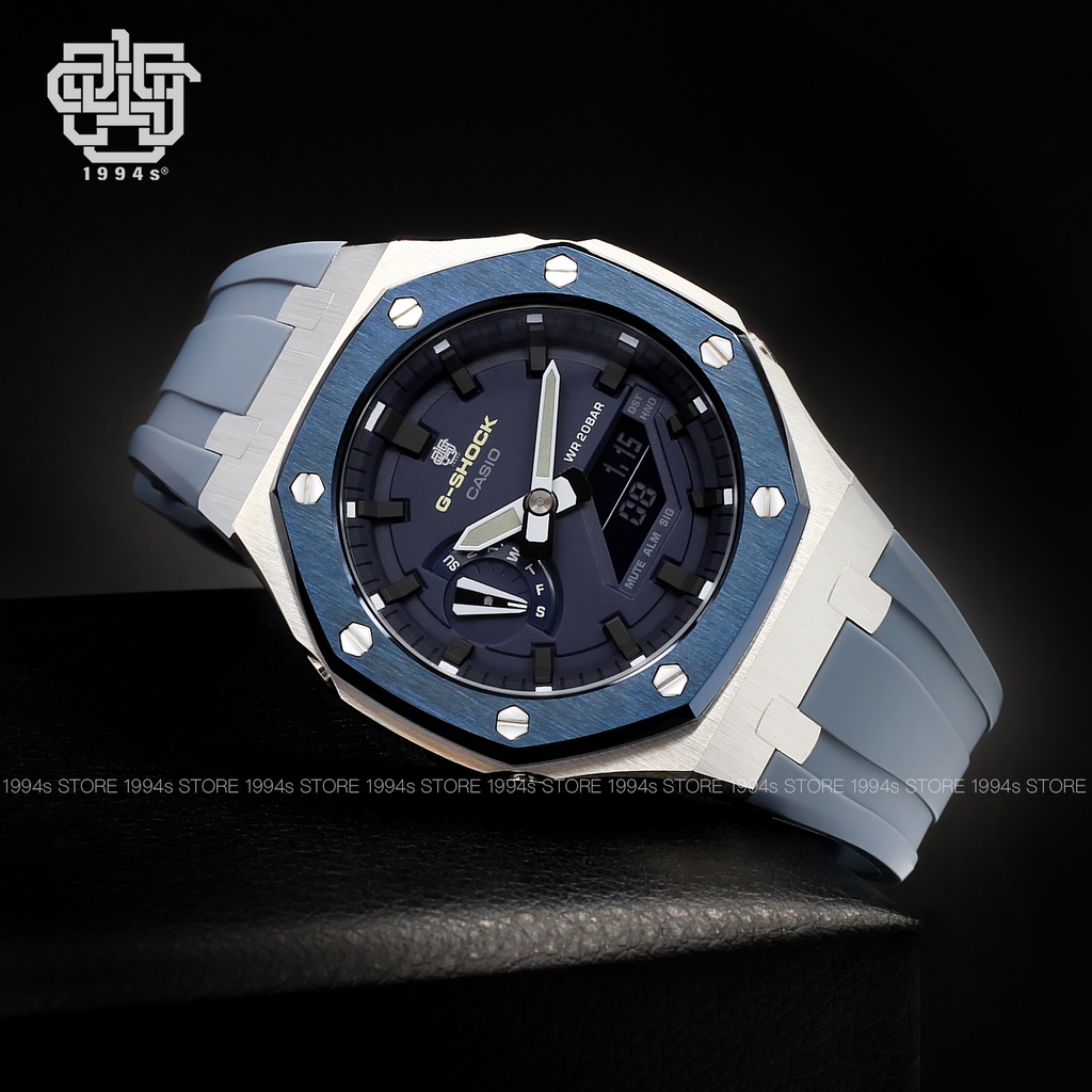 Đồng hồ nam Casio G-Shock GA-2110ET-2A custom AP Royal Oak, hàng chính hãng, bảo hành 05 năm