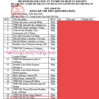 Vitamin D3K2 MK7 Sunday Natural Đức cho bé