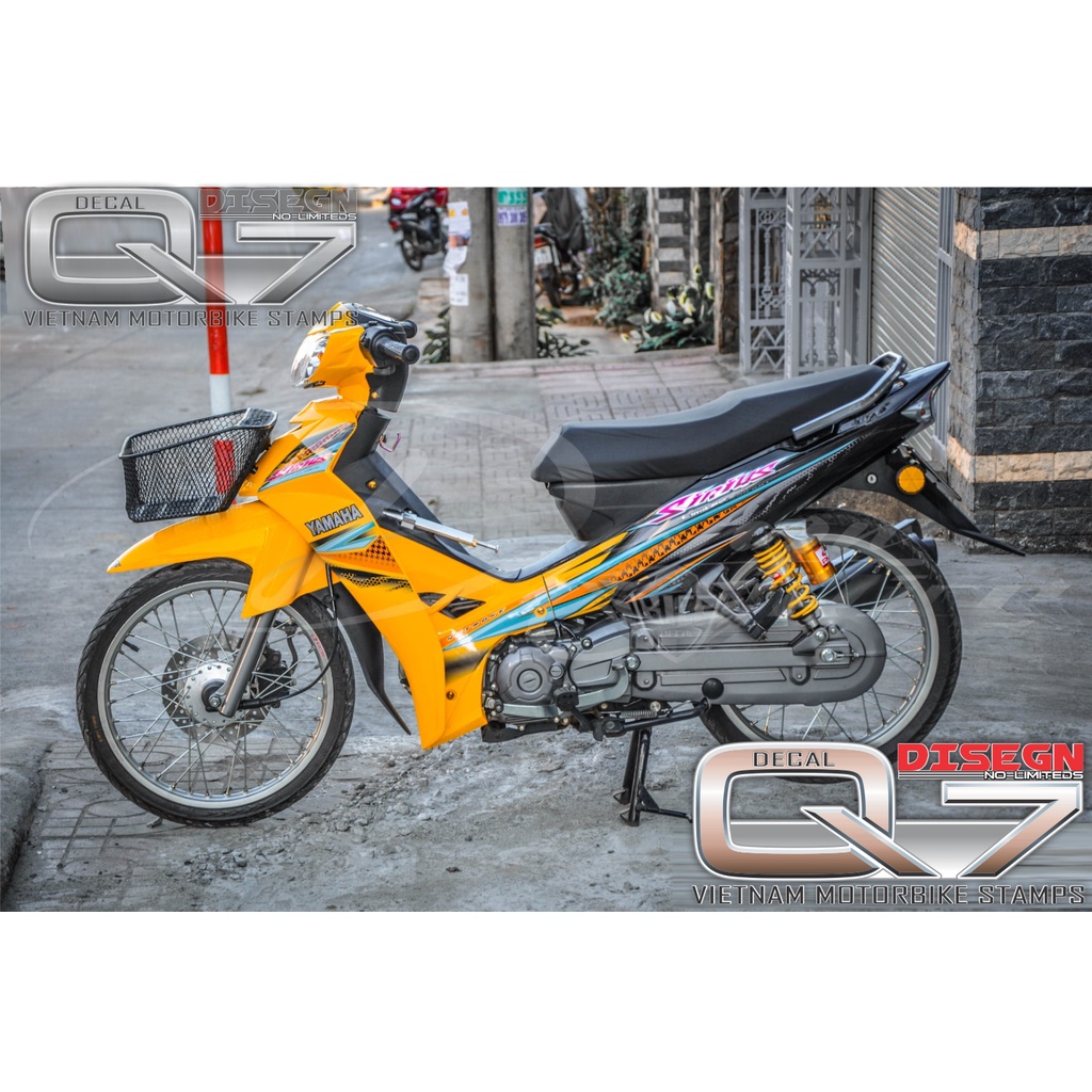 Tem Rời Sirius 110 Vàng Đen