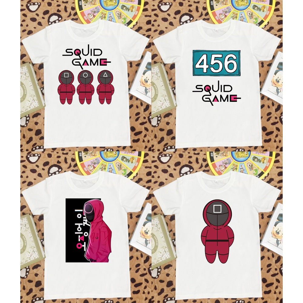 áo thun game squid TRÒ CHƠI CON MỰC