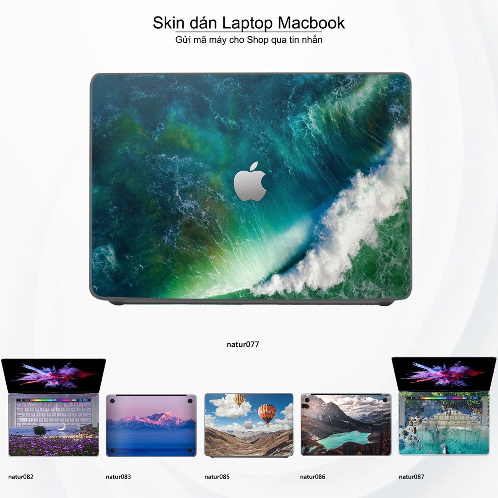 Skin dán Macbook mẫu phong cảnh (đã cắt sẵn, inbox mã máy cho shop)