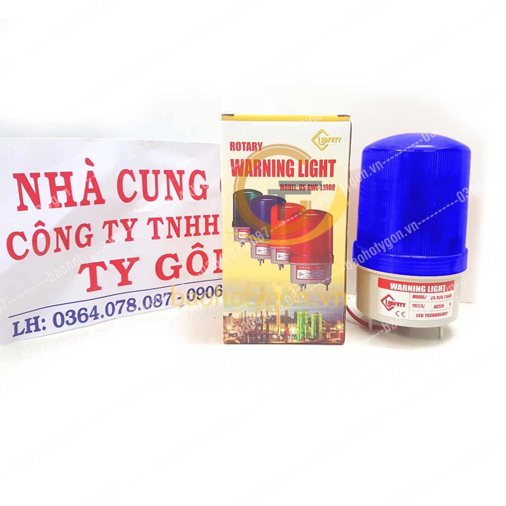 Đèn chớp cảnh báo Usafety-220V có còi/không còi