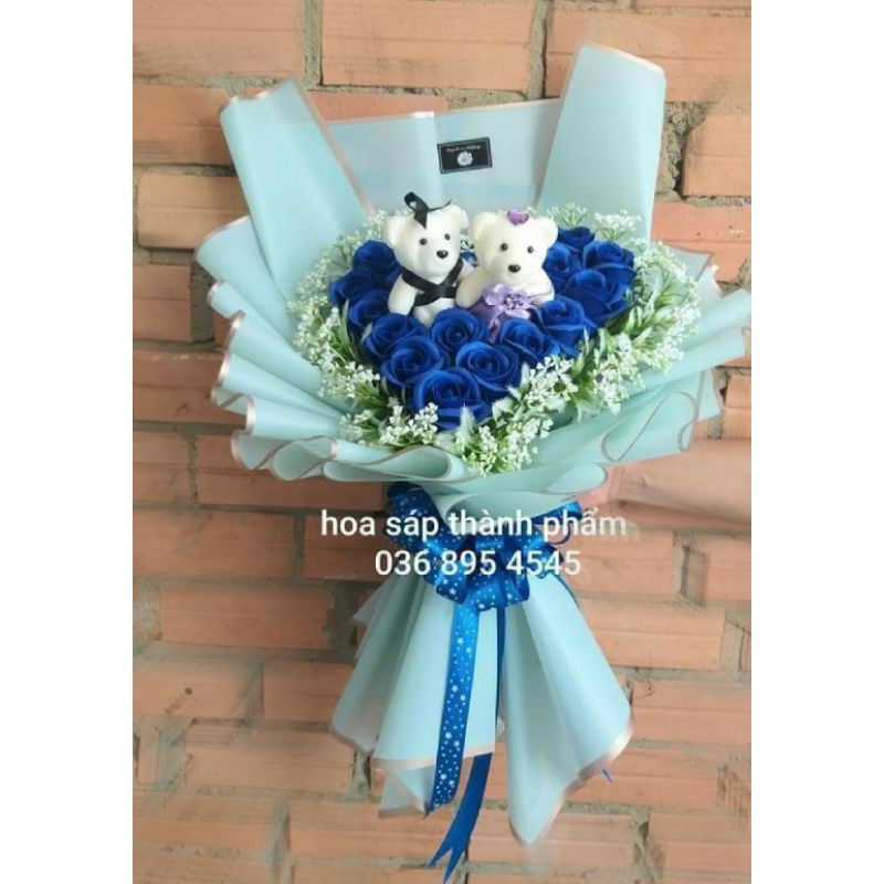 CON GẤU XỐP DÙNG BÓ HOA HOẶC BỎ HỘP QUÀ