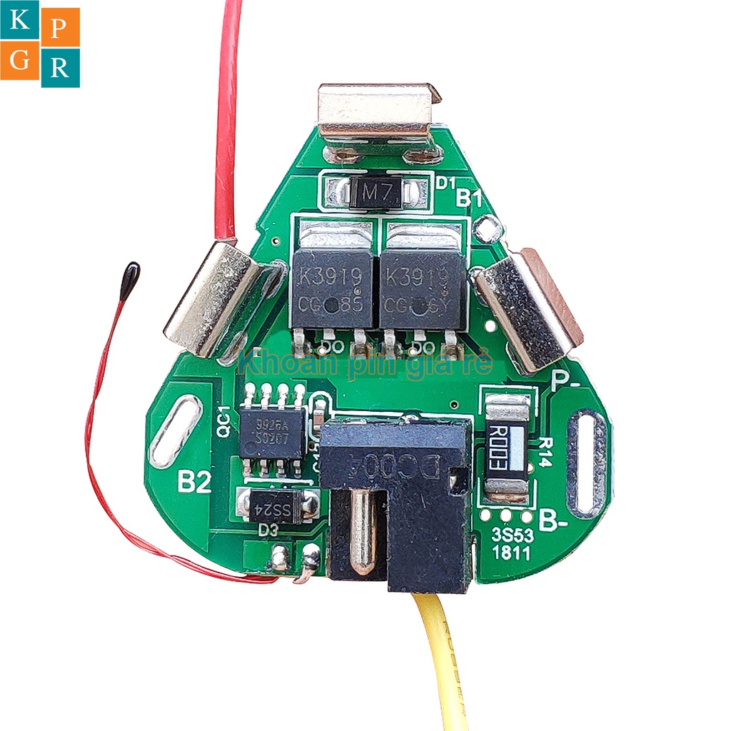 Vỏ pin 12V tam giác dùng cho máy trung quốc