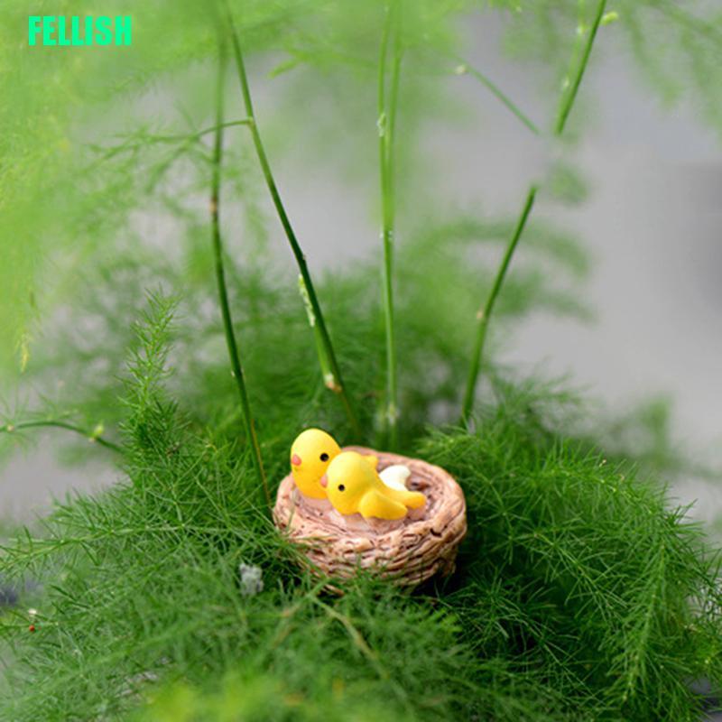 Mô Hình Tổ Chim Mini Xinh Xắn Dùng Để Trang Trí