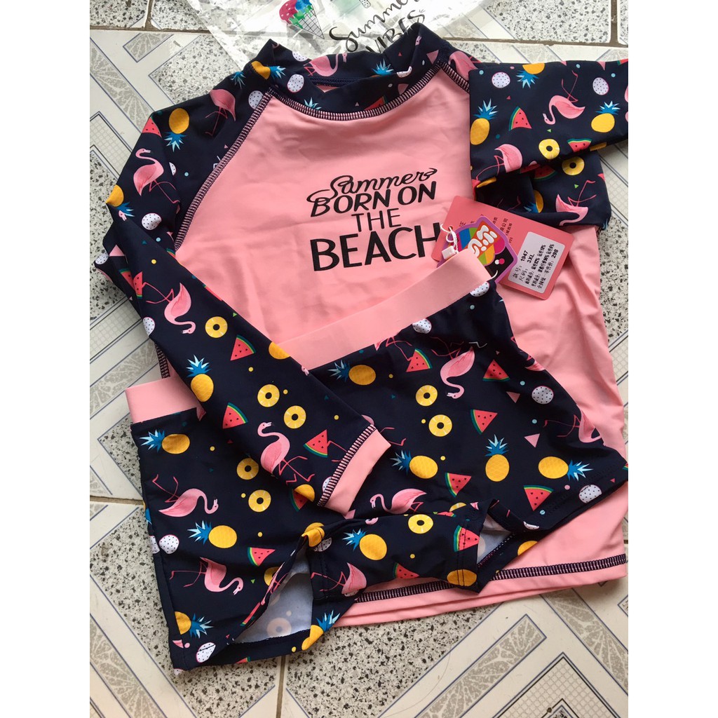 Đồ bơi bé gái Set rời BEACH (size 32-45kg)