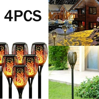Đèn Led Giả Ngọn Lửa Năng Lượng Mặt Trời Trang Trí Sân Vườn