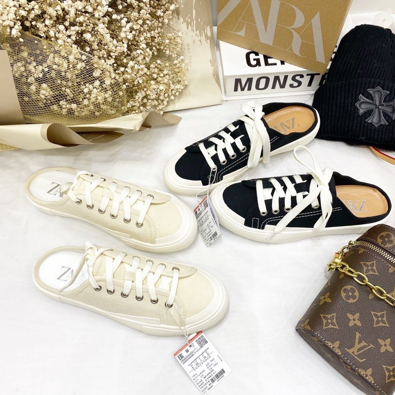 Sục thể thao zara viền chỉ xuất dư fullbox tag mác