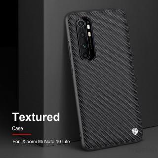 NILLKIN Case For Xiaomi Mi Note 10 Lite Cover Textured Case Anti-fingerprint PC TPU Phone Cover