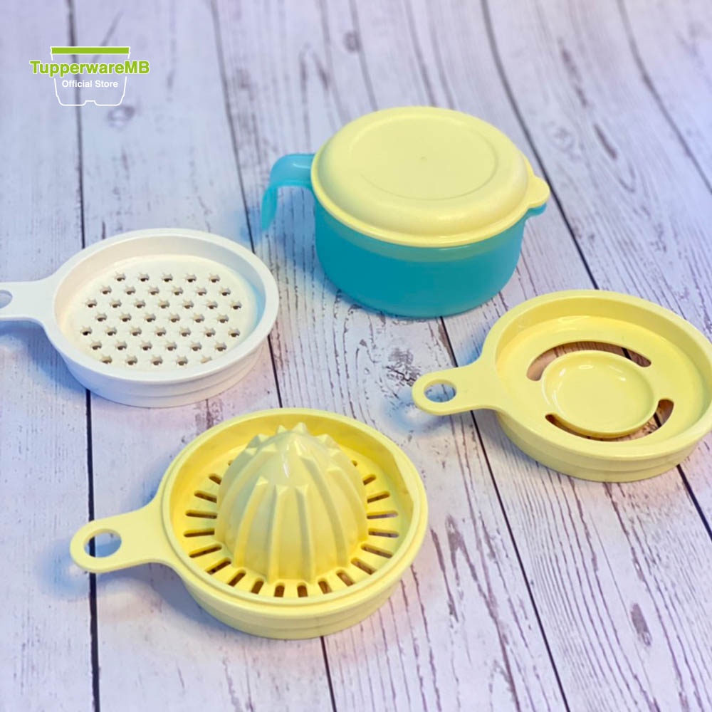 Bộ dụng cụ đa năng Cook's Maid Bộ dụng cụ đa năng Cook's Maid Tupperware 3 trong 1 nhỏ gọn tiện dụng thông minh cho