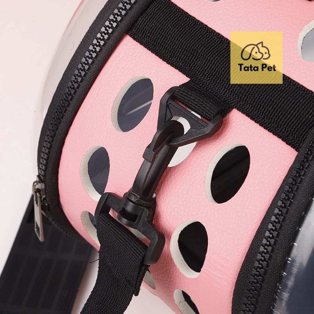 Túi Vận Chuyển Chó Mèo Trong Suốt -Túi Đựng Thú Cưng [Có thể gấp gọn] TATA PET