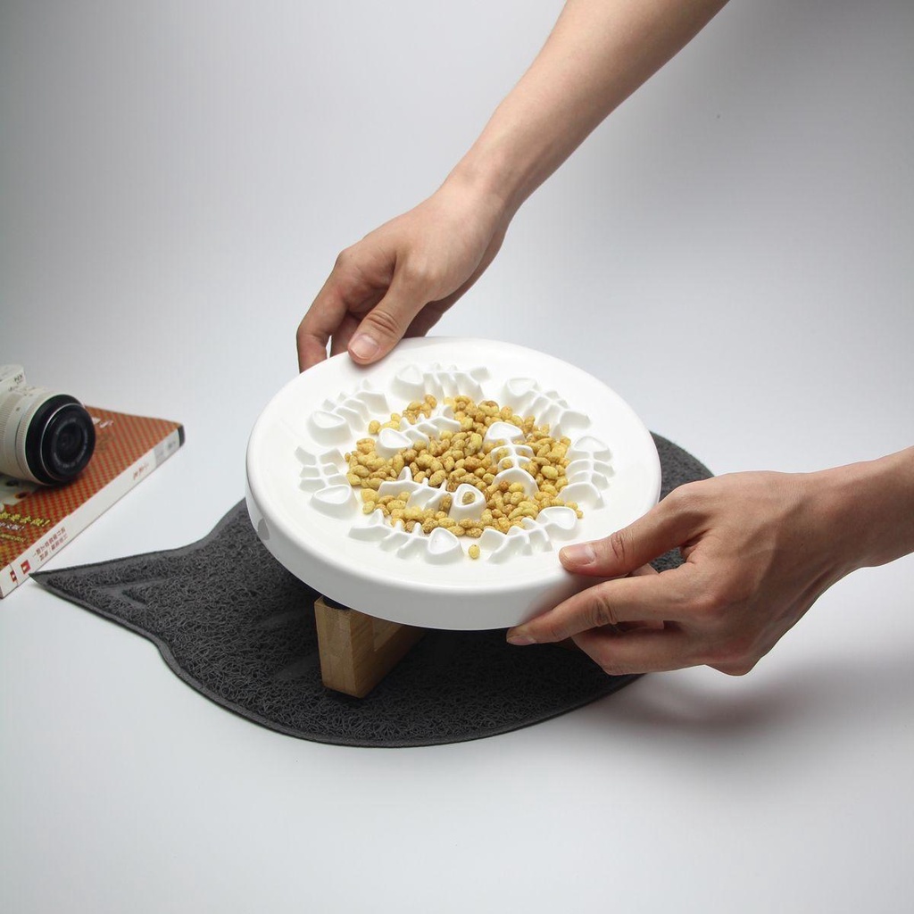 Đồ Chơi Xương Cá Bằng Gỗ Chống Kẹt Tay Cho Chó Cưng