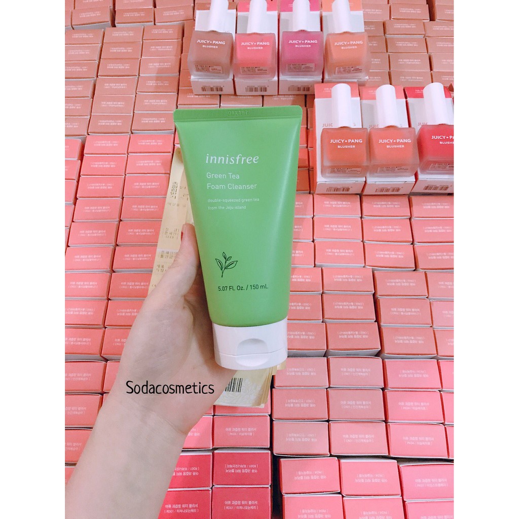 Sữa Rửa Mặt Trà Xanh Innisfree Green Tea Foam Cleanser 2019