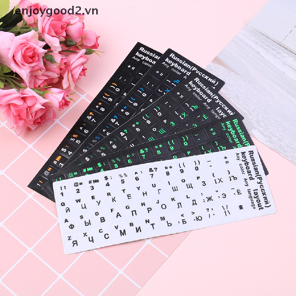 ## Russian standard keyboard layout sticker letters on replacement .