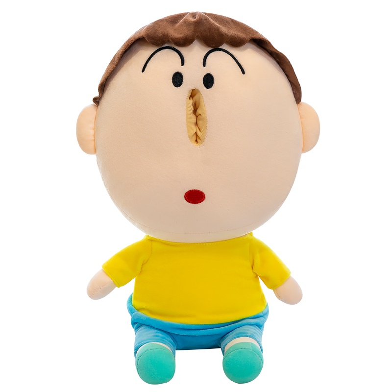 Hộp Đựng Khăn Giấy Nhồi Bông Hình Cậu Bé Bút Chì Shin-chan Hoạt Hình Sáng Tạo