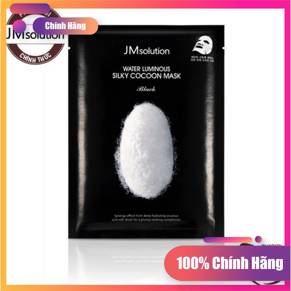 Mặt Nạ Kén Tằm Dưỡng Ẩm Sâu,Chống Lão Hóa Jmsolution Water Luminous Silky Cocoon Mask