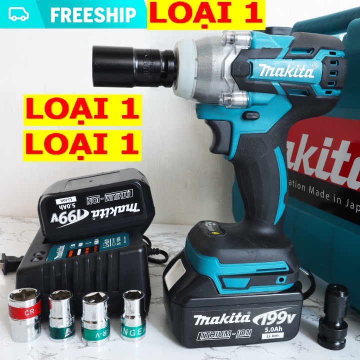 Máy siết bulong Makita 188V ko chổi than đa chức năng 2 trong 1