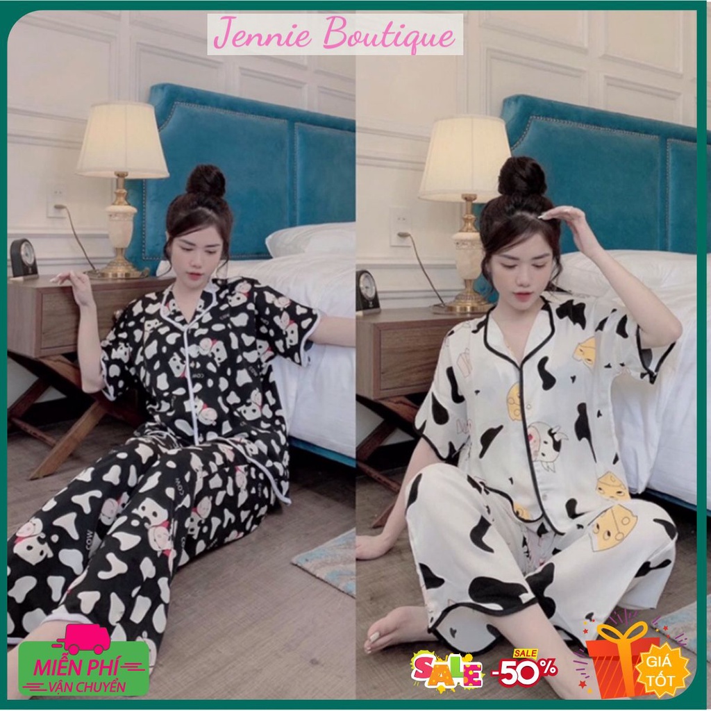 Đồ Bộ Pijama, Bộ lụa Mango, Bộ Lụa Satin, Đôf Bộ Áo Ngắn Tay Quần Dài